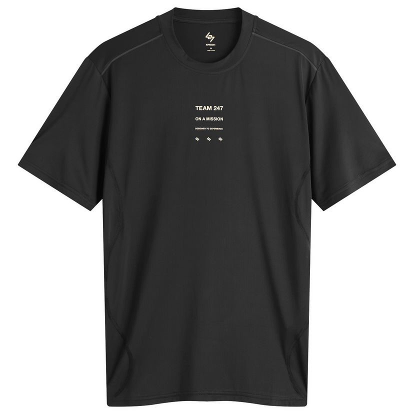 Majica kratkih rukava Represent Clo 247 Short Sleeve Runner T-Shirt Crna | 247M100018-01