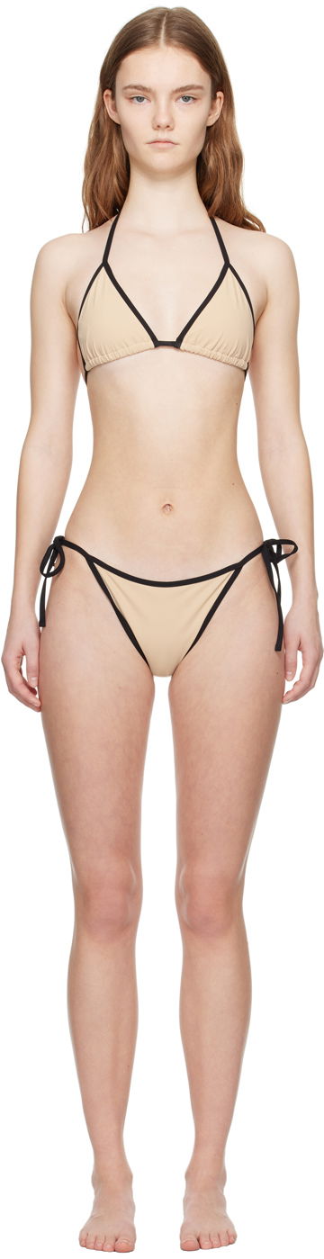 Kupaći kostimi TOTEME Tie Bikini Bež | 241-WSW1028/WSW1029-FB0097
