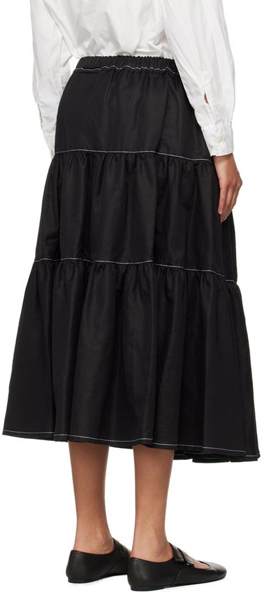 Suknja Comme des Garçons Comme Des Garçons Tiered Midi Skirt Crna | TM-S026-051, 2