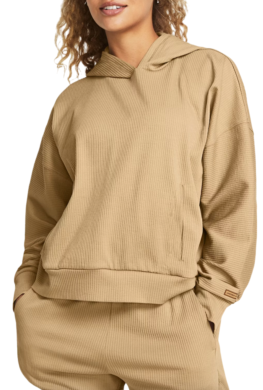 Dukserice Under Armour Rib Hoodie Bež | 1382732-263, 0