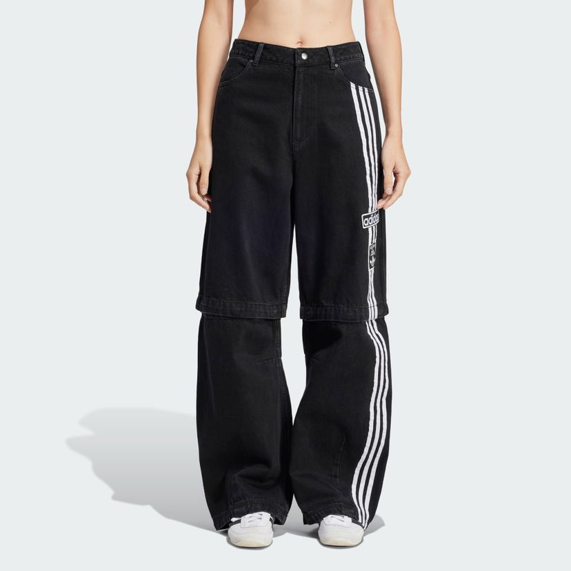Jeans adidas Performance Adibreak Two-In-One Denim Pants Crna | JD0082