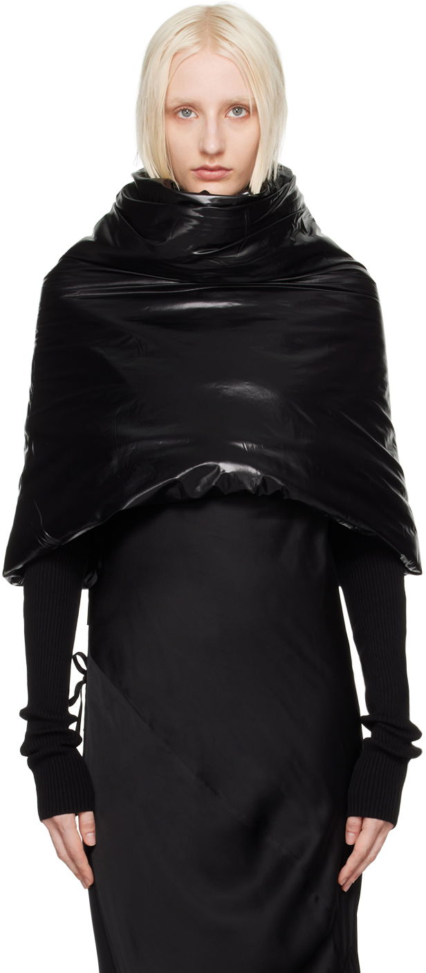 Šal Rick Owens Cowl Scarf Crna | RP02D3443 NL