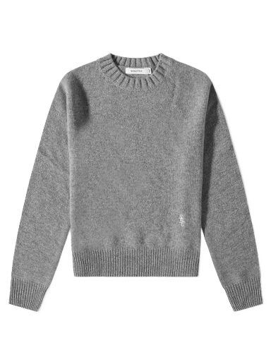 Džemper Sporty & Rich Itzel Cashmere Crew Knit Siva | CR731GY
