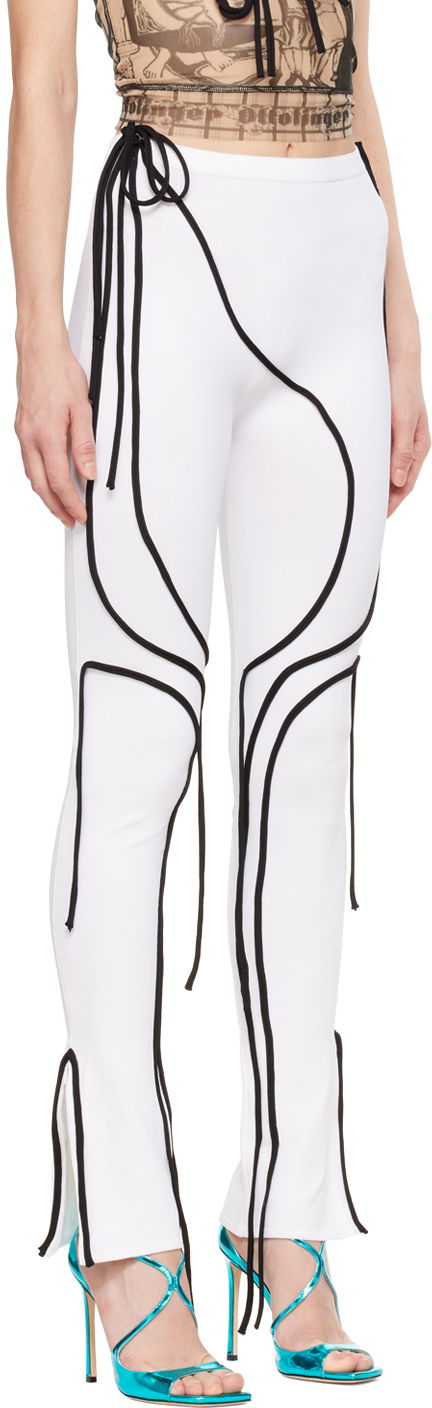 Tajice Ottolinger Ottolinger Strappy Leggings Bijela | 703102, 1