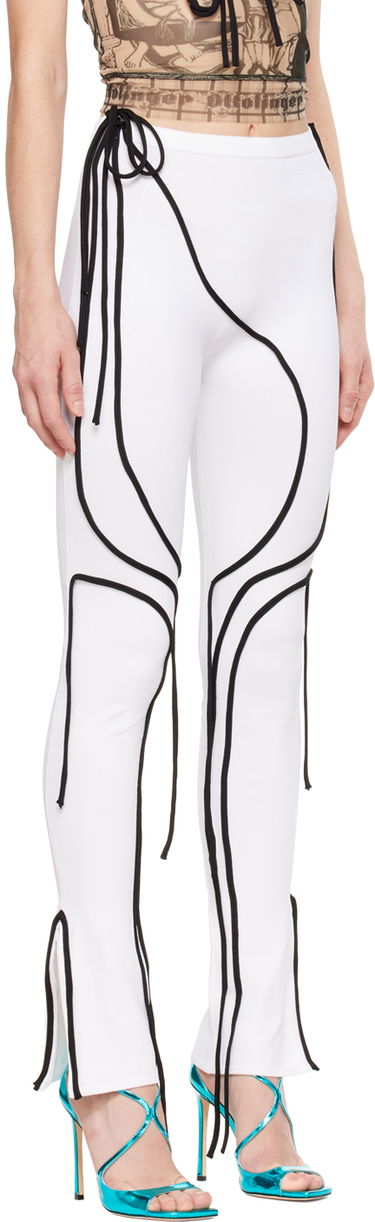 Tajice Ottolinger Ottolinger Strappy Leggings Bijela | 703102, 1
