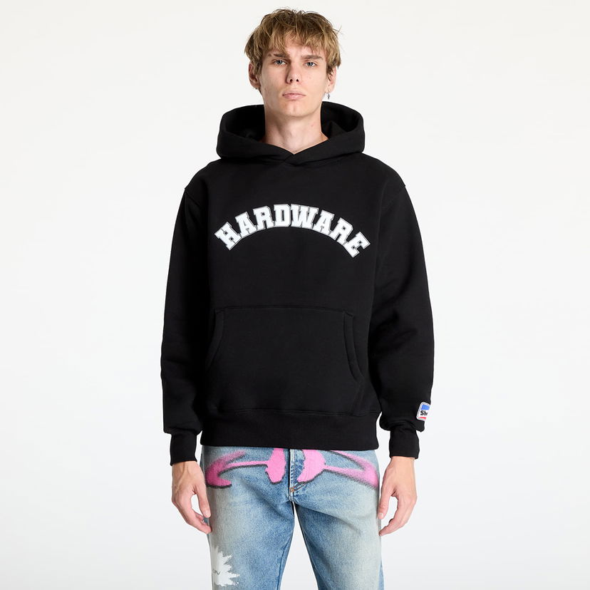 Dukserice Pleasures Hardware Hoodie Black Crna | P24F008 BLACK