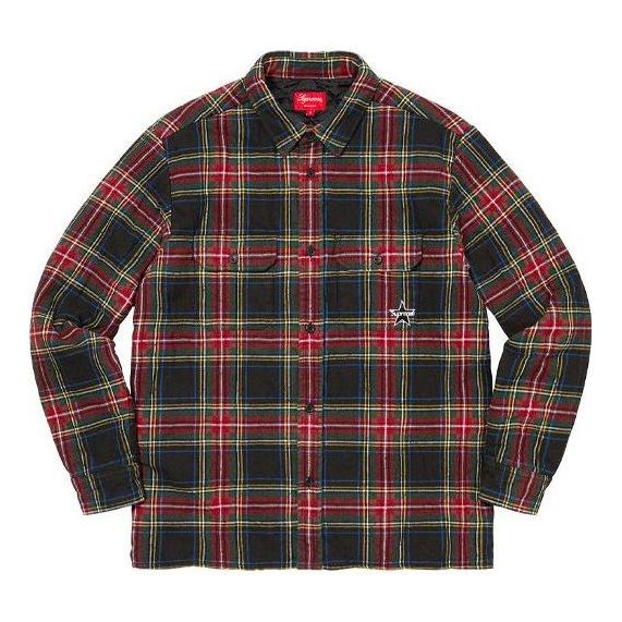 Košulja Supreme Plaid Flannel Shirt Crvena | SUP-FW21-295