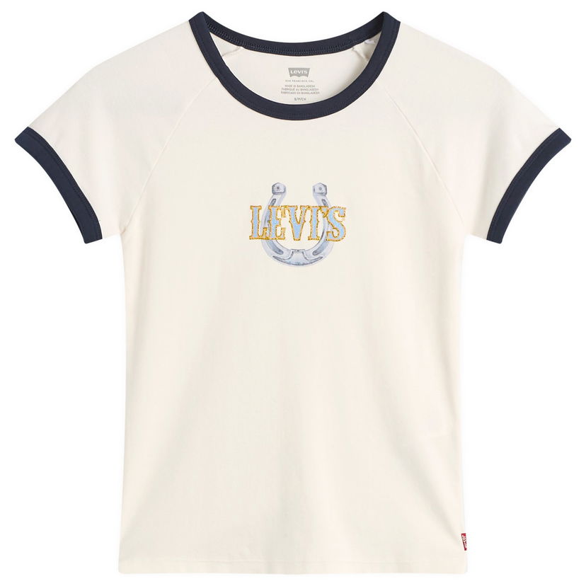 Majica kratkih rukava Levi's Women's Horseshoe Raglan T-Shirt Bijela | 003R2-0005