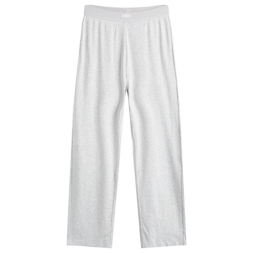 Trenirka SKIMS Ribbed Cotton Pants Siva | PT-PNT-6753W-LHG
