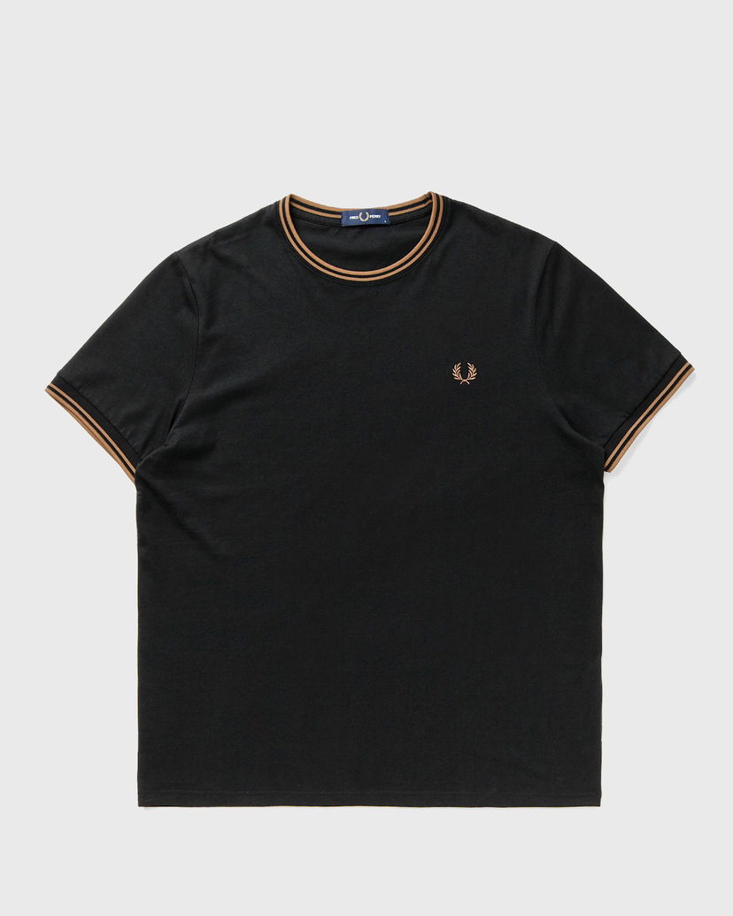 Majica kratkih rukava Fred Perry Twin Tipped T-Shirt Crna | M1588V-Q27