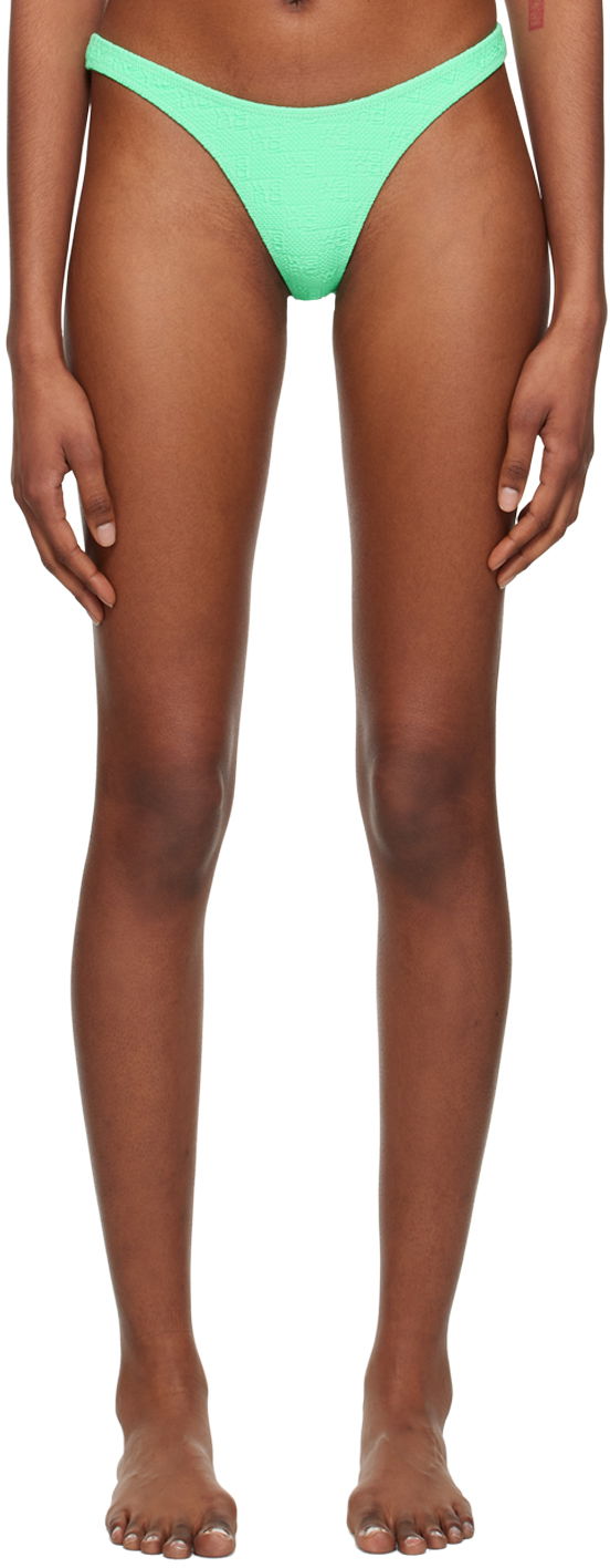 Kupaći kostimi Alexander Wang Jacquard Bikini Bottom Zelena | 4CC2238040