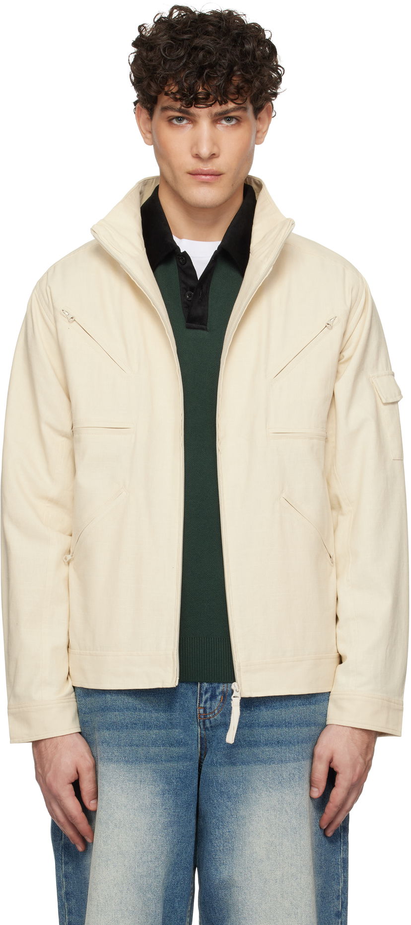 Jakna Dime Zip Jacket Bež | DIMEHO243BON