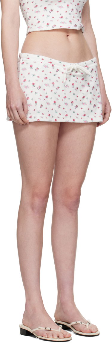 Suknja GUIZIO Guizio Dani Terry Mini Skort Bijela | P25309K098, 1