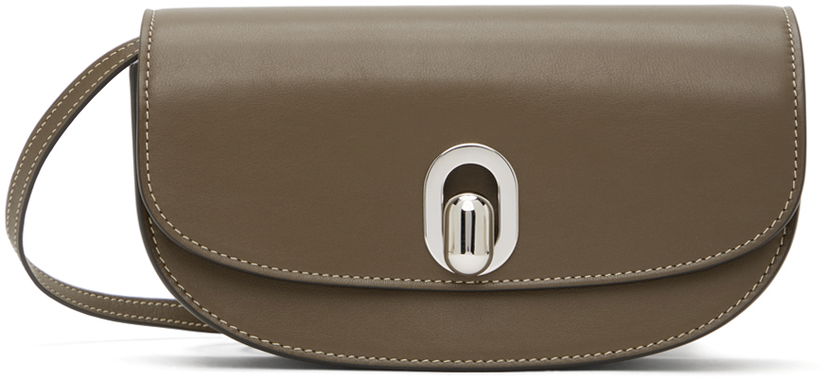 Torba za rame Savette Brown Tondo Crescent Bag Smeđa | H-021-01-01