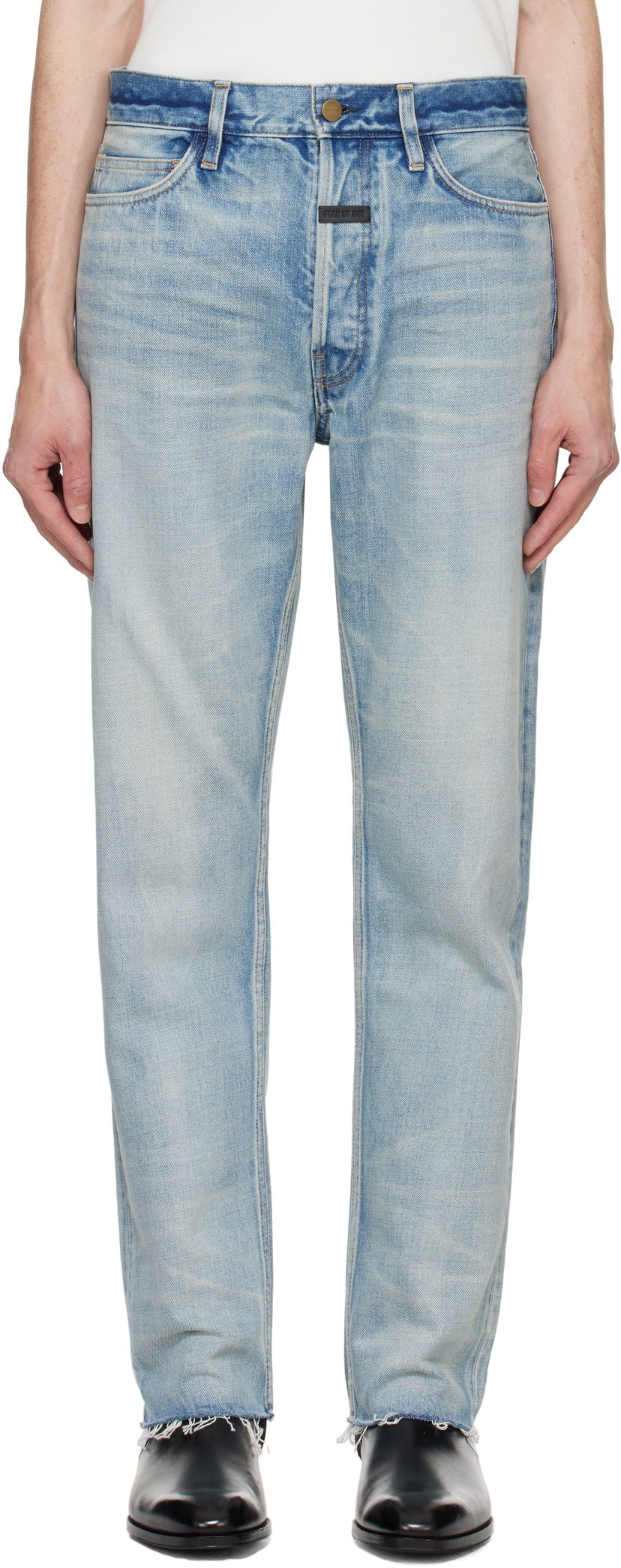 Jeans Fear of God Classic 5 Pocket Jeans Plava | FG24FW40-2001DNM