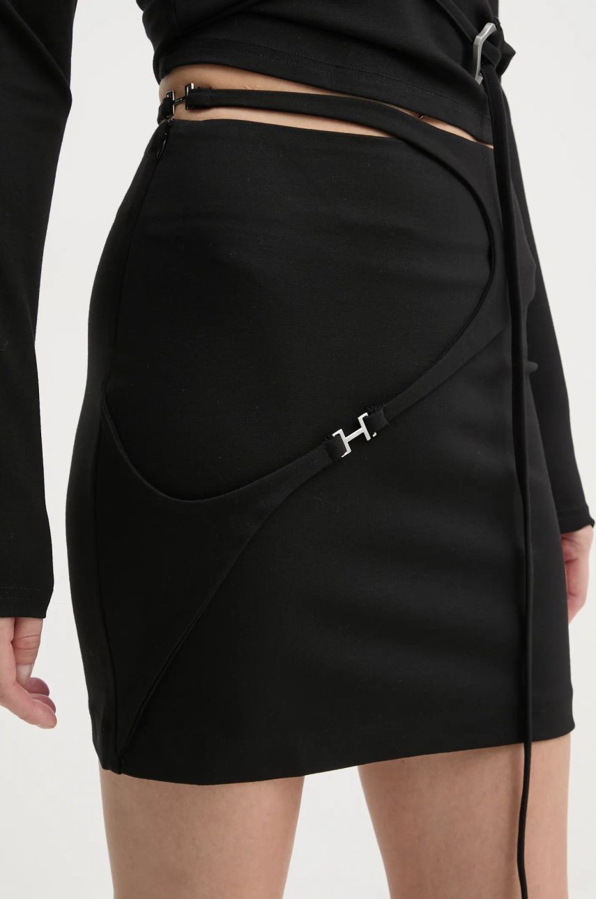 Suknja HELIOT EMIL Cutout Detail Mini Skirt Crna | AW24.W.12.042.BLK01, 0
