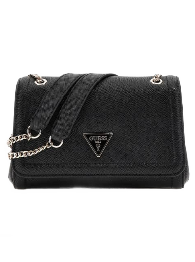 Torba za rame GUESS Noelle Saffiano Mini Crossbody Bag Crna | HWZG7879210