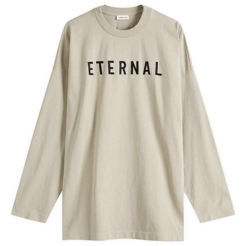 Majica kratkih rukava Fear of God Fear Of God Eternal Long Sleeve T-Shirt, Size Large Bež | FGE250-5111HWJ-085