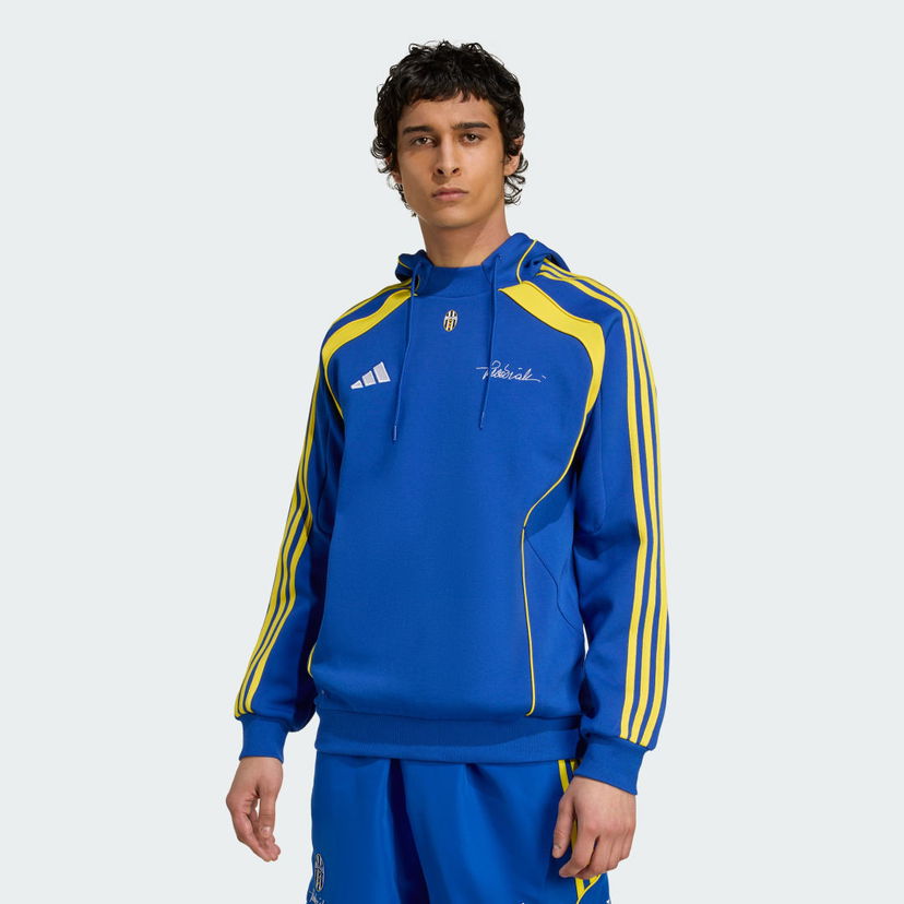 Dukserice adidas Performance Juventus Vialli Pack Doubleknit Hoodie Plava | JM9456