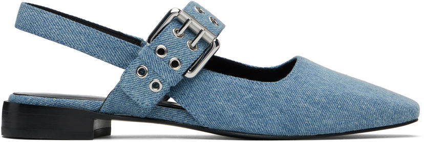 Odjeća rag & bone rag & bone Astra Slingback Ballerina Flats Plava | WFF24SF002UB2
