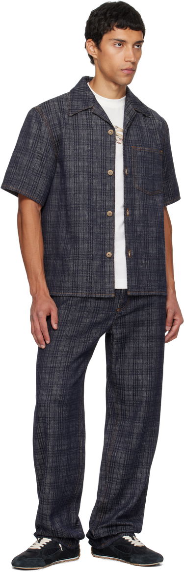 Košulja Burberry Burberry Relaxed Fit Check Denim Shirt Plava | 8113431, 3