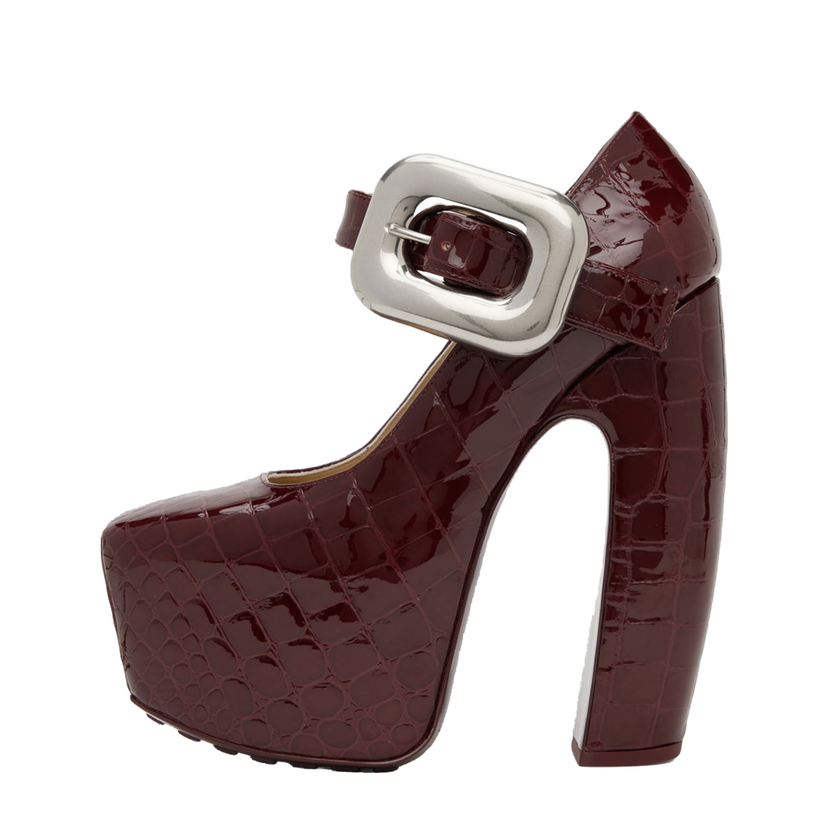 Tenisice i cipele Bottega Veneta Mostra Heels "Red" Tamnocrvena | 716146 V2DW0
