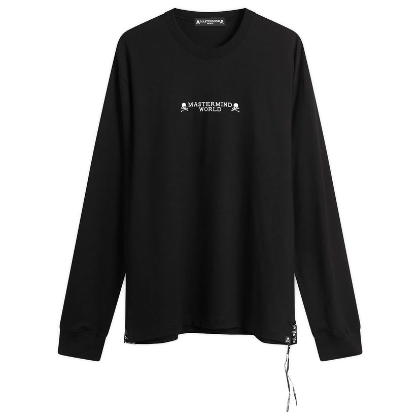 Majica kratkih rukava Mastermind WORLD MASTERMIND WORLD "I Do Not Care" Long Sleeve T-Shirt Crna | MW25S15-TS050-011