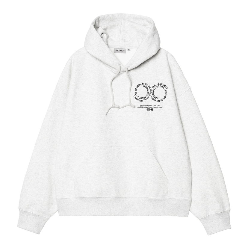 Dukserice Carhartt WIP Hooded Rotation Sweatshirt Siva | I034690_9