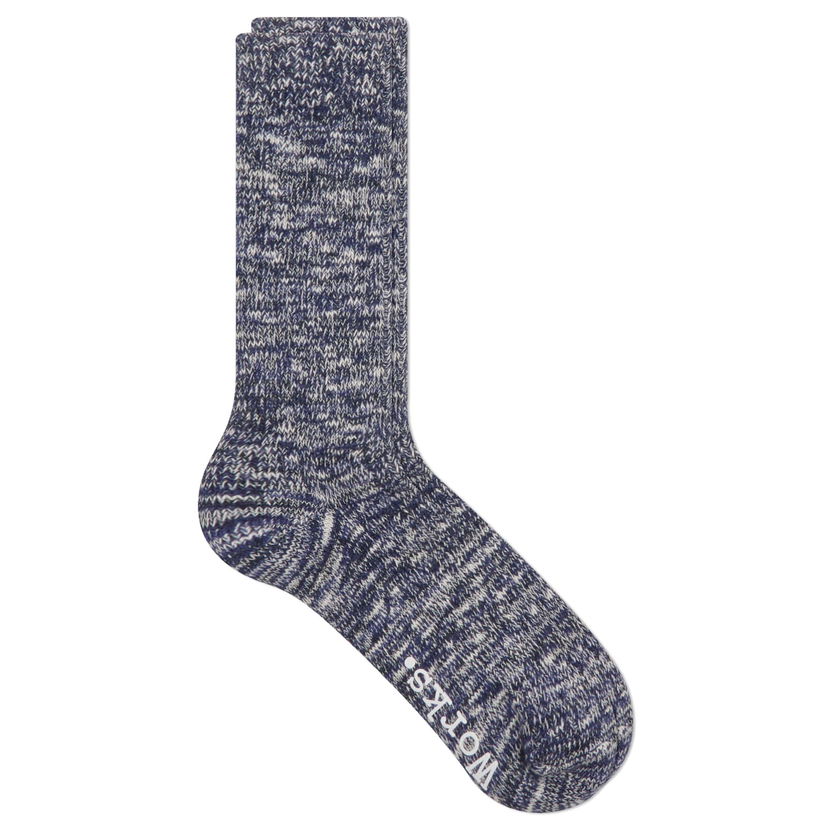 Čarape Universal Works Slub Socks, Size Medium Plava | 23771-NVY