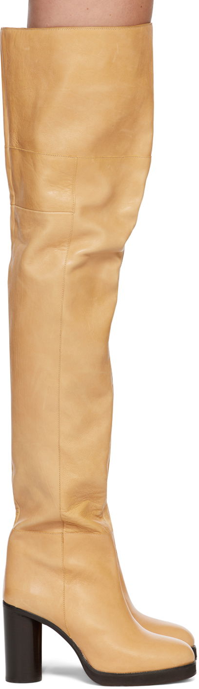 Njega cipela ISABEL MARANT Isabel Marant Lurna Tall Boots Bež | 22HCD0059-22H012S