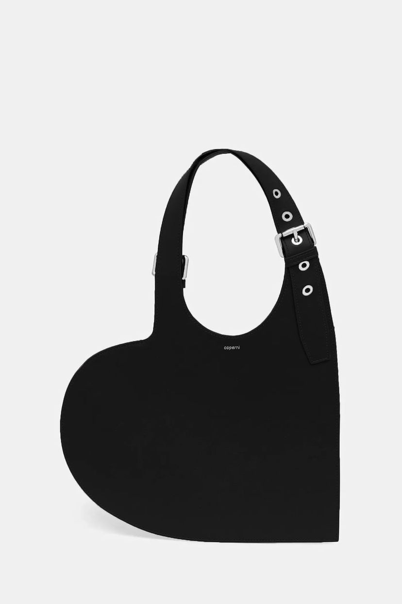 Tote bag Coperni Coperni Belt Heart Tote Bag Crna | COPBA112F6062