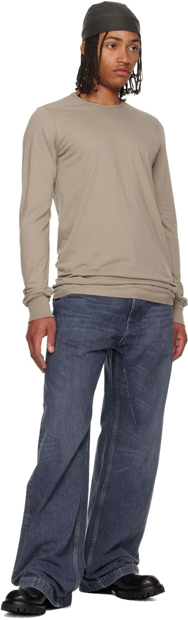 Jeans Rick Owens Jeans Faded Wide-Leg DRKSHDW Concordians Geth Plava | DU02E7351 DGY, 3