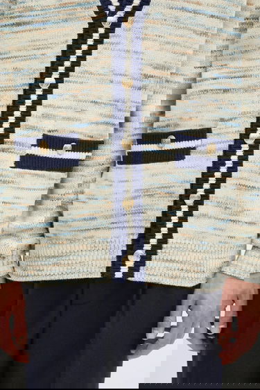 Džemper Drôle de Monsieur V-Neck Button-Up Le Cardigan MoulinE Višebojno | I.CA161.WO018, 3