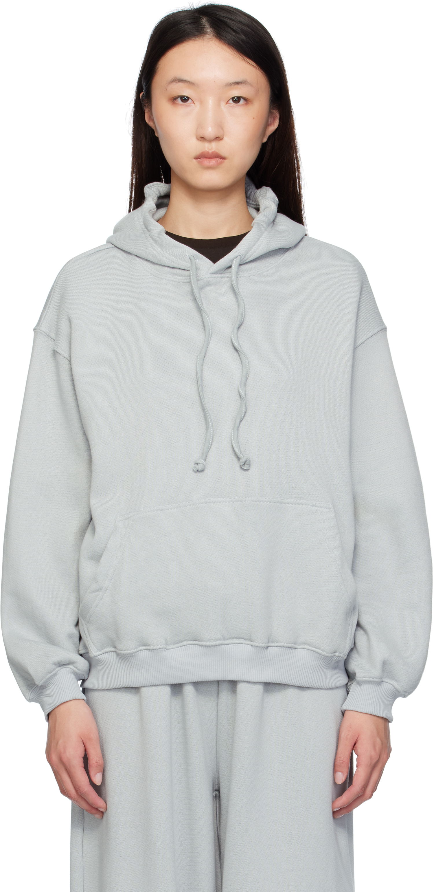 Dukserice Baserange Baserange Ran Hoodie Siva | FRAH-RC-SU25, 0