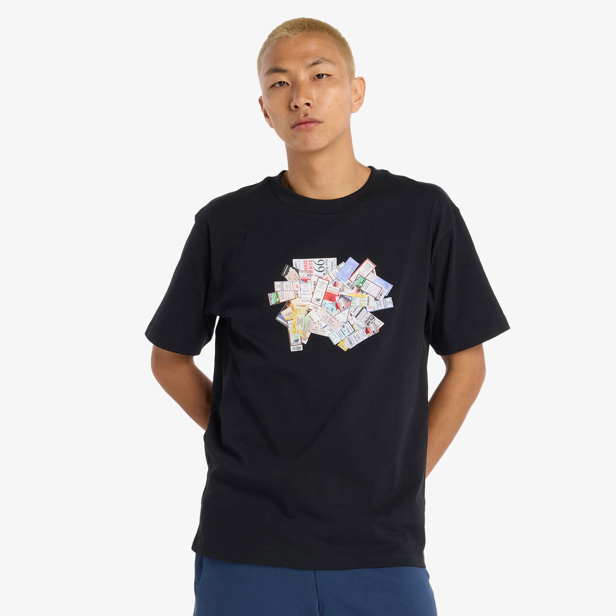 Majica kratkih rukava New Balance Printed T-Shirt Crna | NBMT53905BK, 1