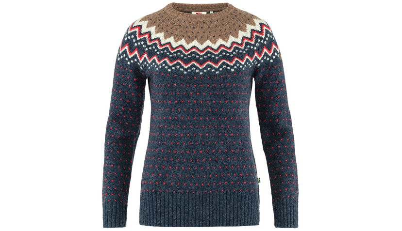 Džemper FJÄLLRÄVEN Övik Fair Isle Knit Sweater Višebojno | F89941-560