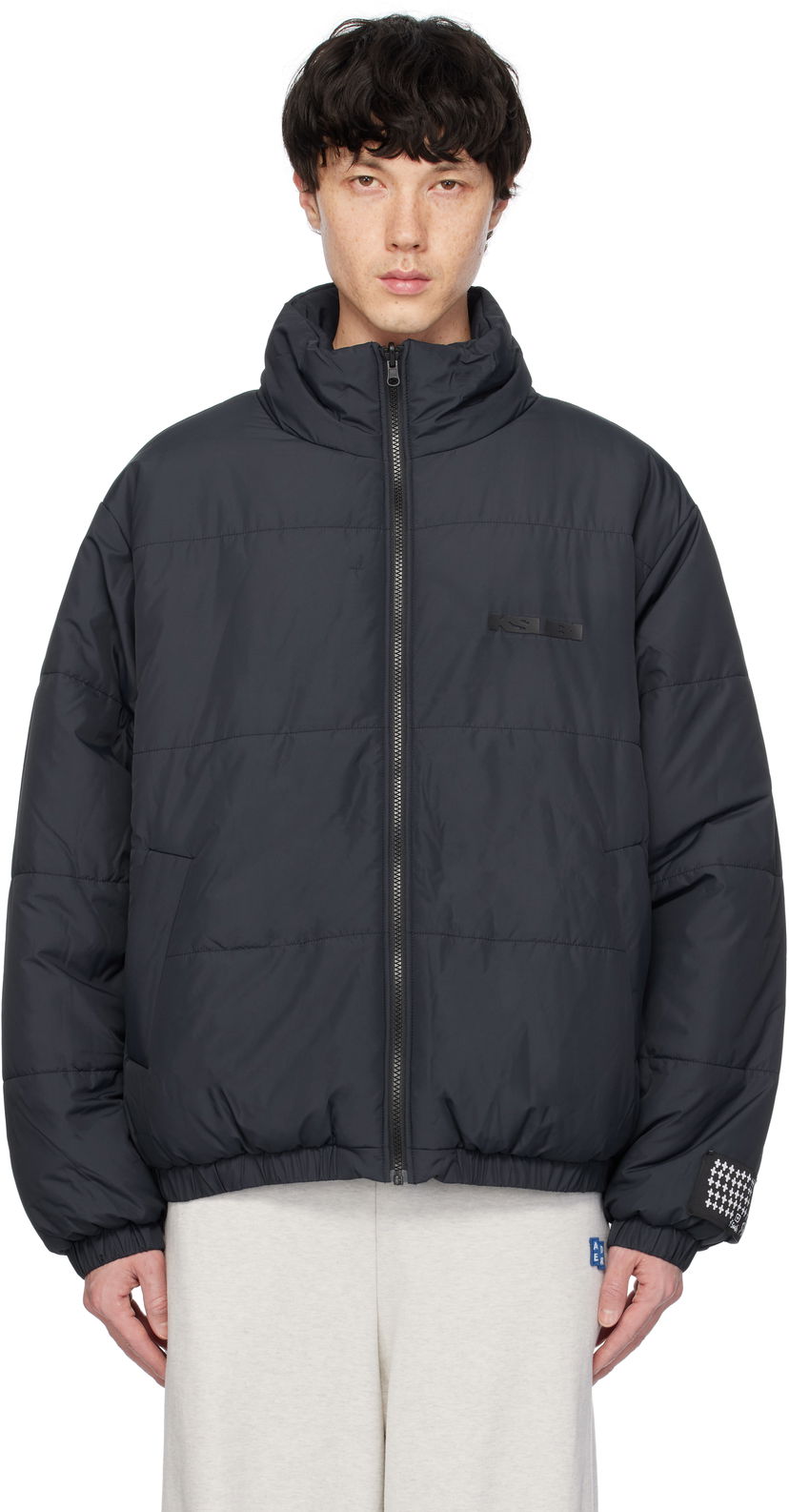 Pernata jakna Ksubi Sott Reversible Puffer Jacket Tamnoplava | MPS25JK015