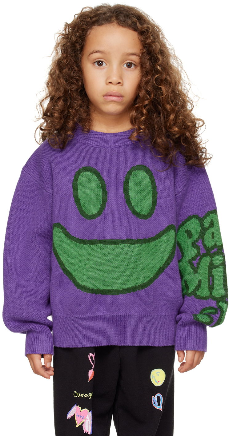 Džemper Perks And Mini Perks and Mini Face Sweater Ljubičasta | 55001