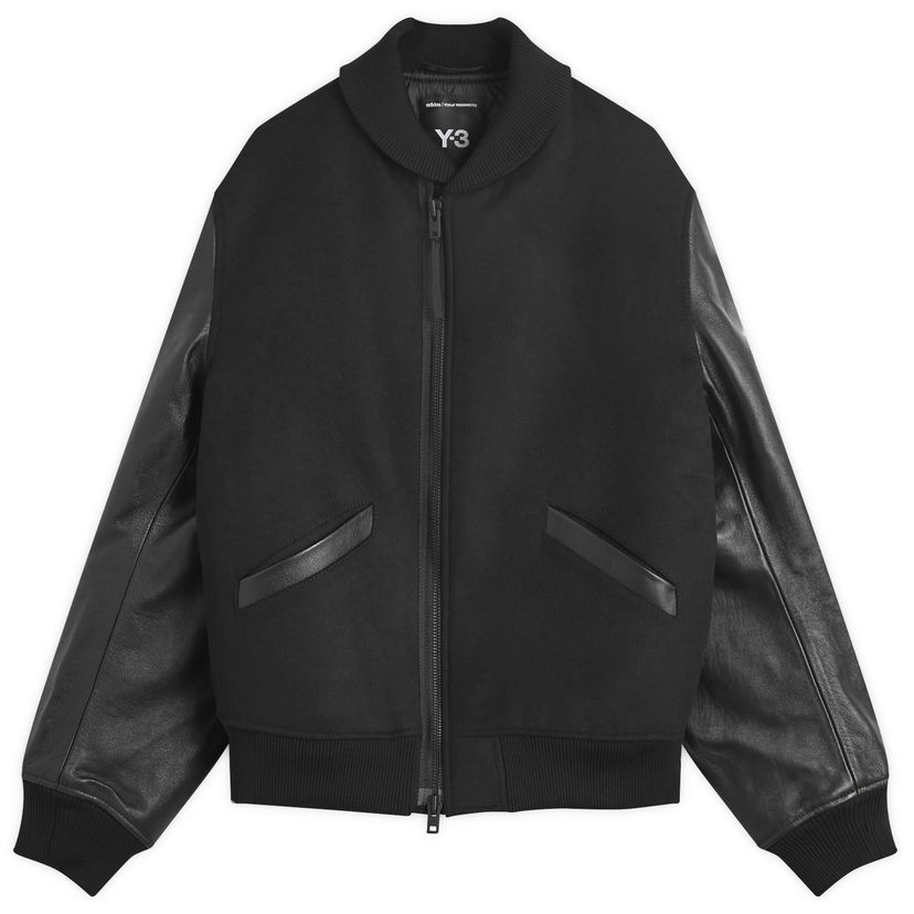 Bomber jakna Y-3 Y-3 Varsity Jacket, Size Small Crna | JX7338