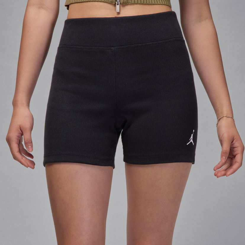 Kratke hlače Jordan Brooklyn Essentials Ribbed 4 Inch Shorts Crna | IB9882-010