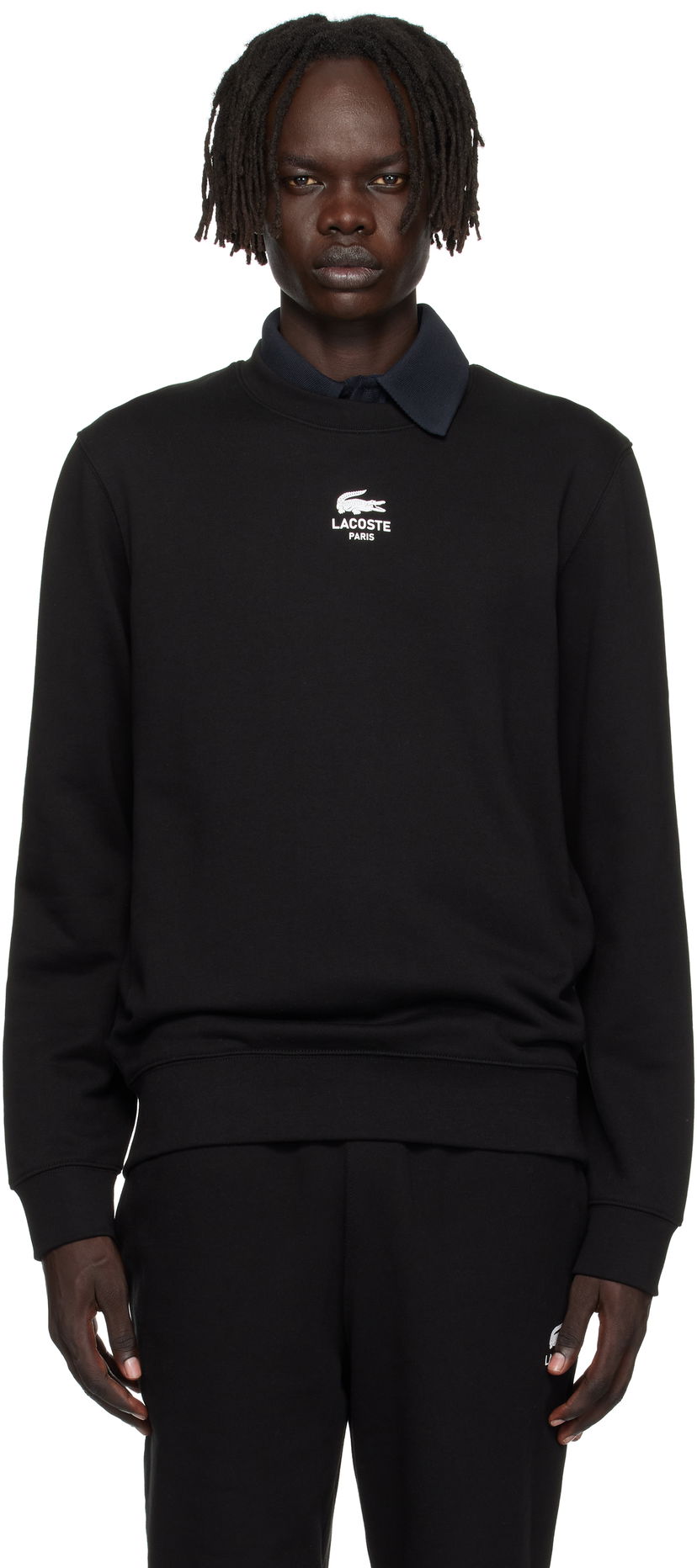 Dukserice Lacoste Lacoste Fleece Sweatshirt Crna | SH2736_031