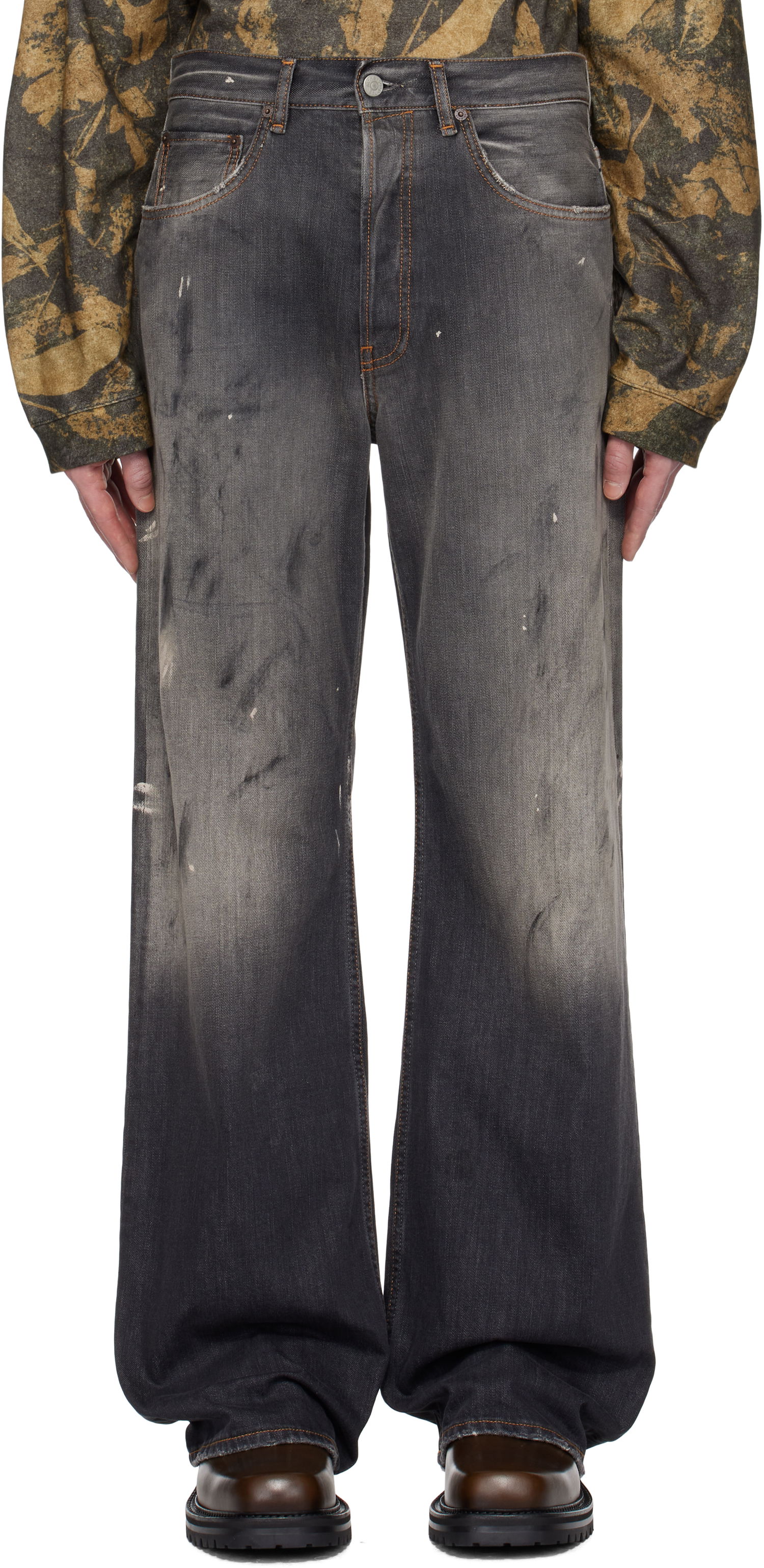 Jeans Acne Studios Acne Studios Loose Fit 2021M Jeans Siva | B00393-, 0