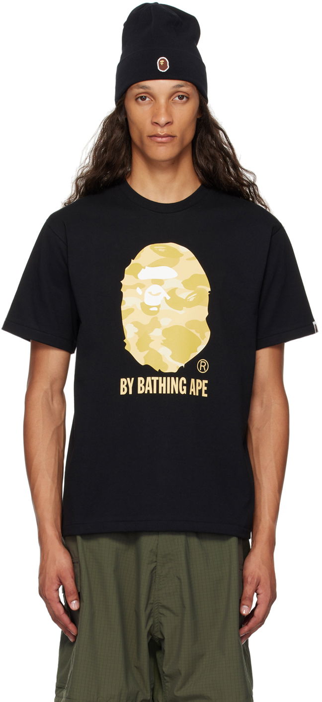 Majica kratkih rukava BAPE BAPE Black Color Camo 'By Bathing Ape' T-Shirt Crna | 001TEK301322M