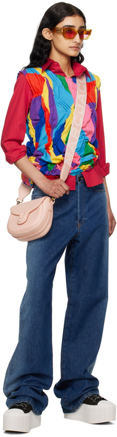 Torba za rame Marc Jacobs Marc Jacobs 'The J Marc' Small Saddle Bag Ružičasta | 2S3HMS003H03, 3