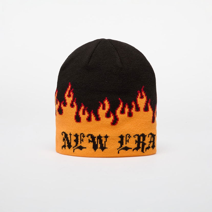 Kapica New Era Knit Thin Flame Skull Knit Tennessee Orange Narančasta | 60565452