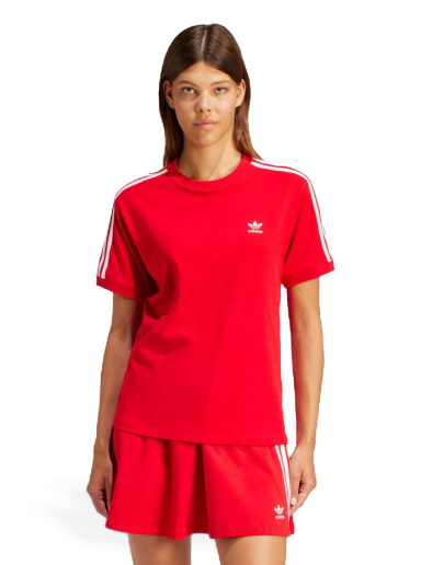 Majica kratkih rukava adidas Originals 3-Stripes Tee Crvena | IR8050