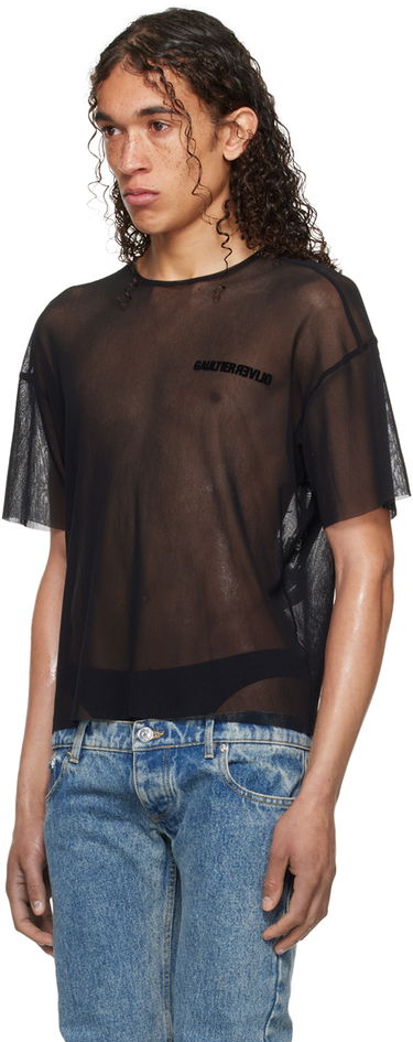 Majica kratkih rukava Jean Paul Gaultier Shayne Oliver Edition Mesh T-Shirt Crna | 24/27-U-TS081I-T001-0000, 3