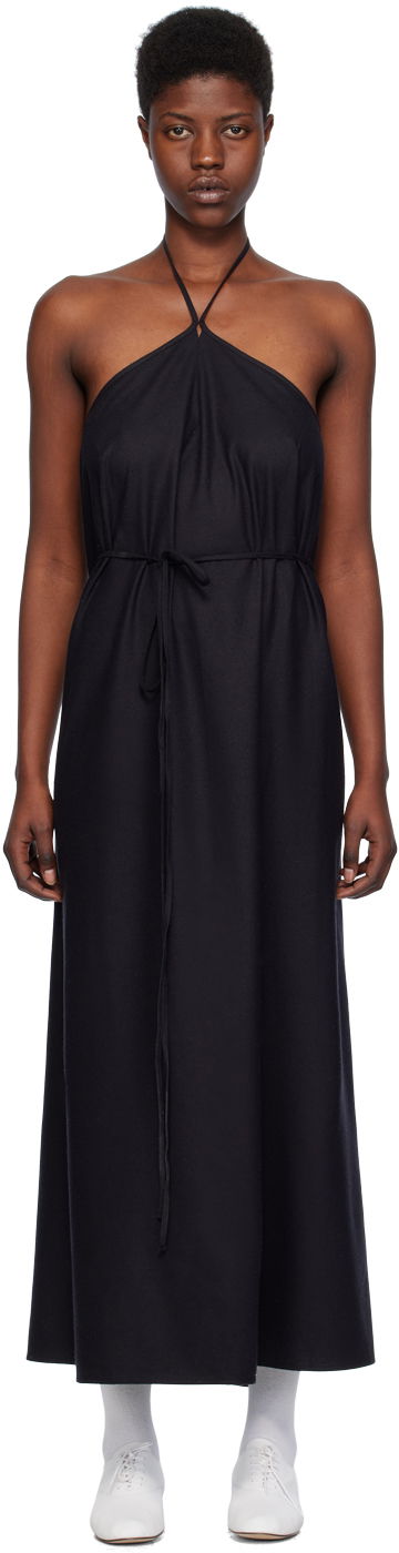 Haljina Baserange Halterneck Maxi Dress Crna | DRLI-WS-000