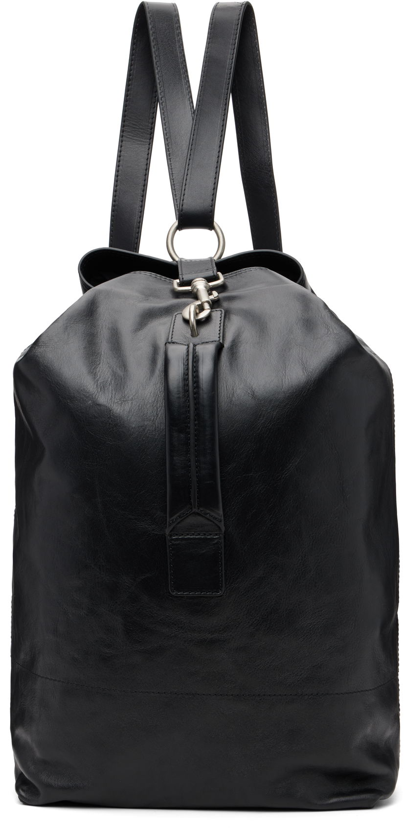 Ruksak Dries Van Noten Dries Van Noten Adjustable Leather Backpack Crna | 252-021518-195