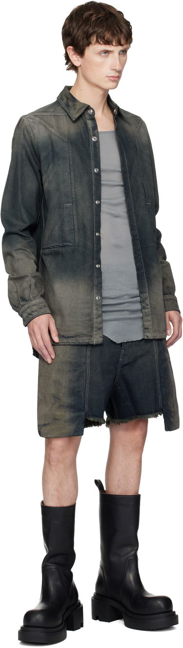 Košulja Rick Owens Concordia Fogpocket Denim Shirt Višebojno | RU02E1237 DKDEG, 3